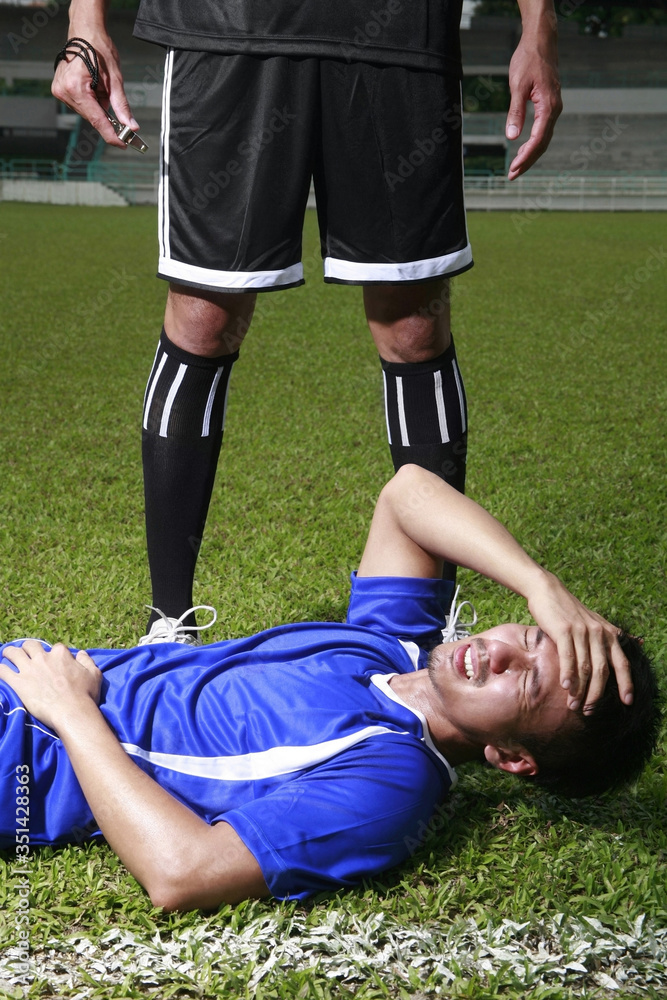 Injured man Injured man