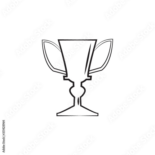 A trophy illustration.