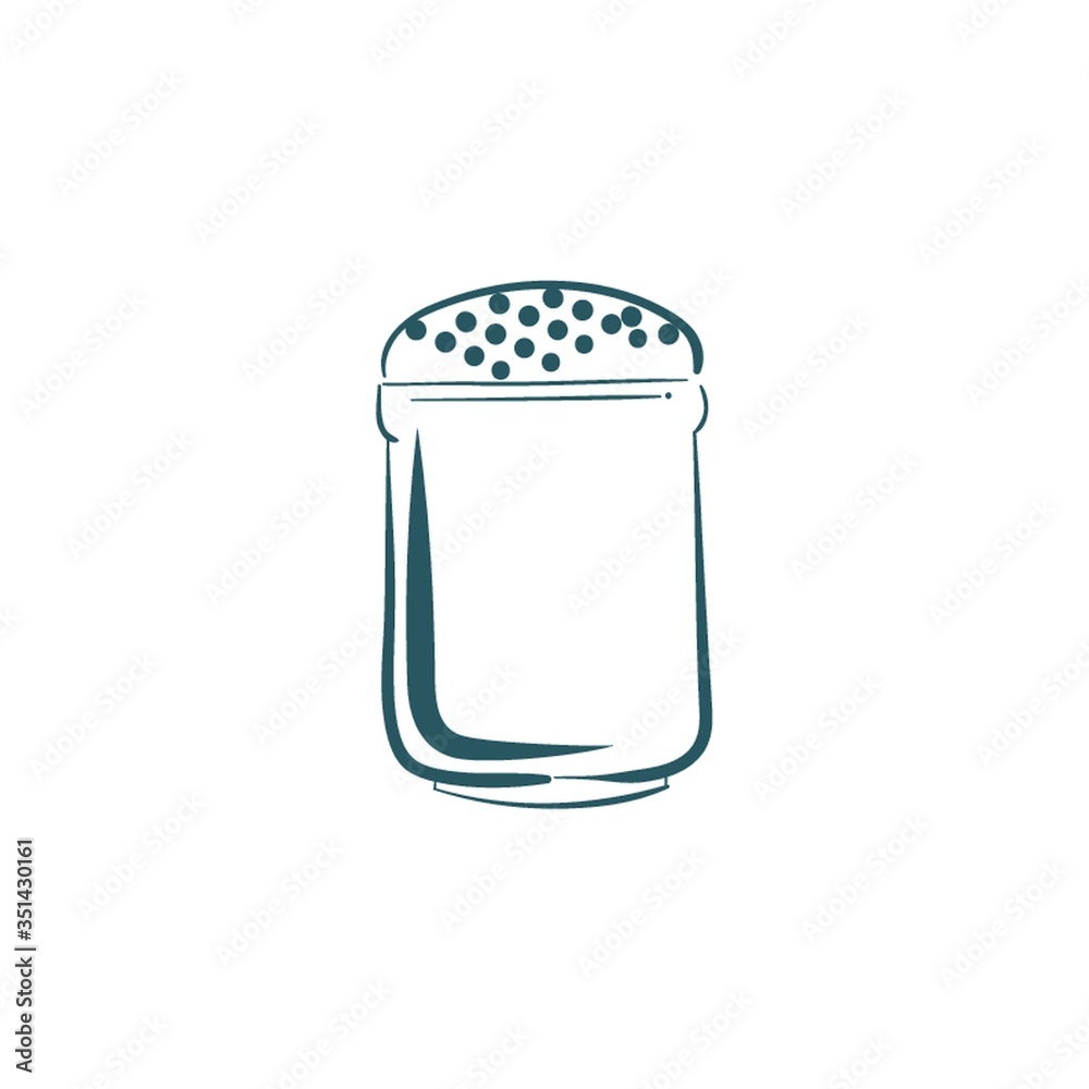 A salt shaker illustration.