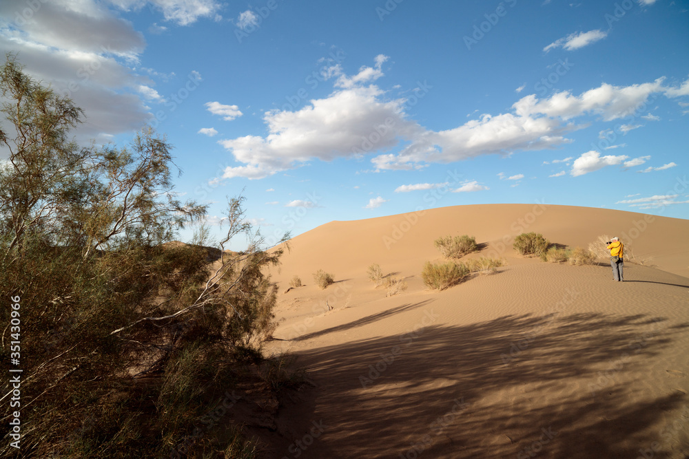 sand dunes and sky