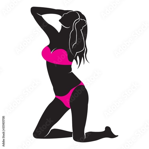 woman in bikini