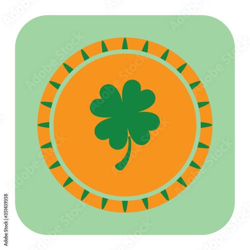 Saint patrick's festival lucky coin