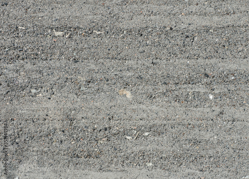 texture of old asphalt with small pebbles