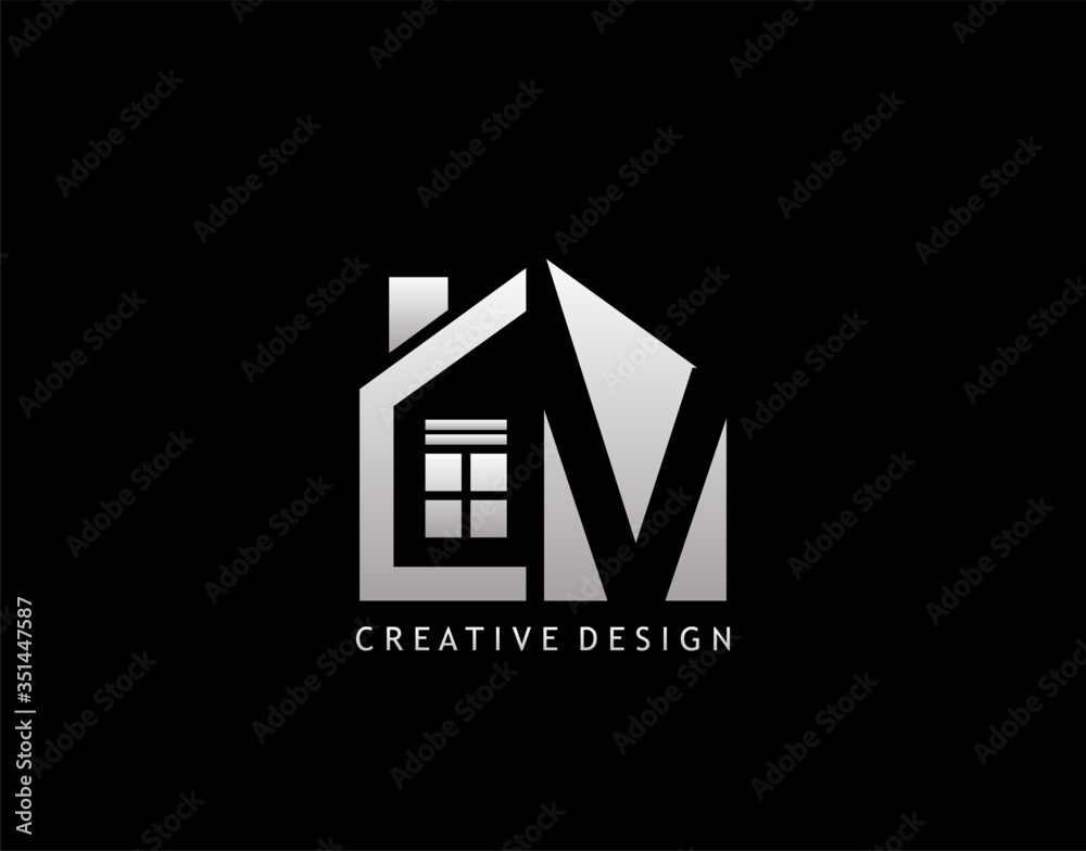 V Letter Logo. Negative Space of Initial V With Minimalist House Shape Icon. V Letter Logo. Negative Space of Initial V With Minimalist House Shape Icon.