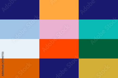 Phantom blue color palettes.Blue shade .Color volume.