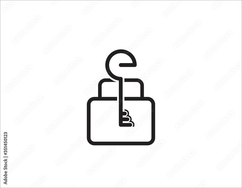 lock and key icon logo lock and key icon logo