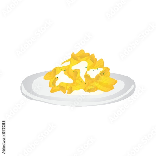 penne pasta with cheese