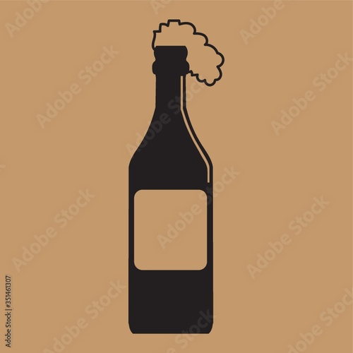 opened beer bottle