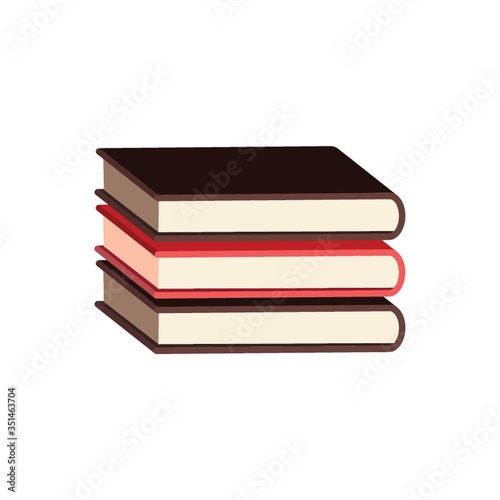 A stack of books