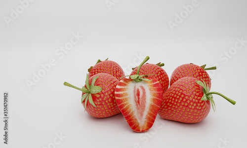 Strawberry full red and spl...