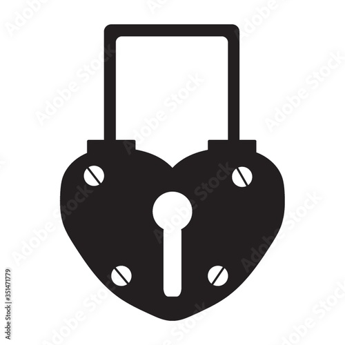 Heart shaped lock