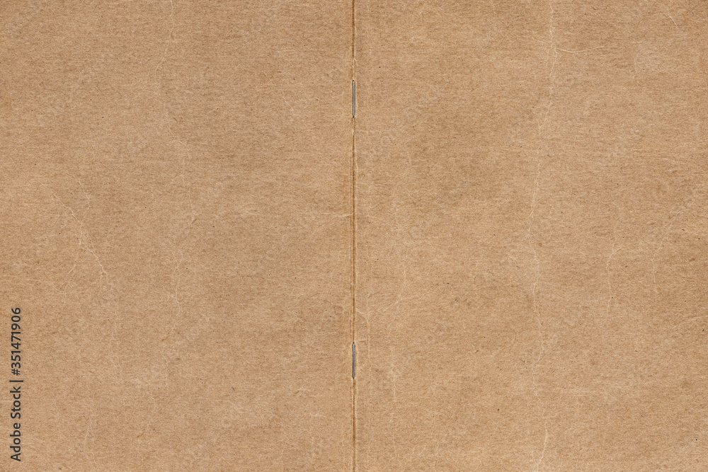 Fototapeta premium Blank brown paper textured background