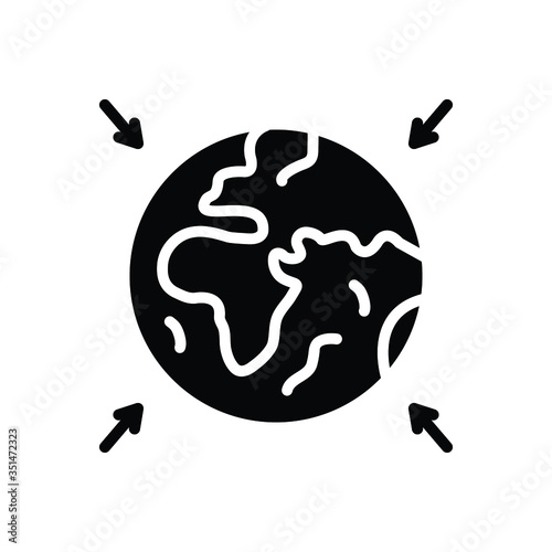 Black solid icon for entire
