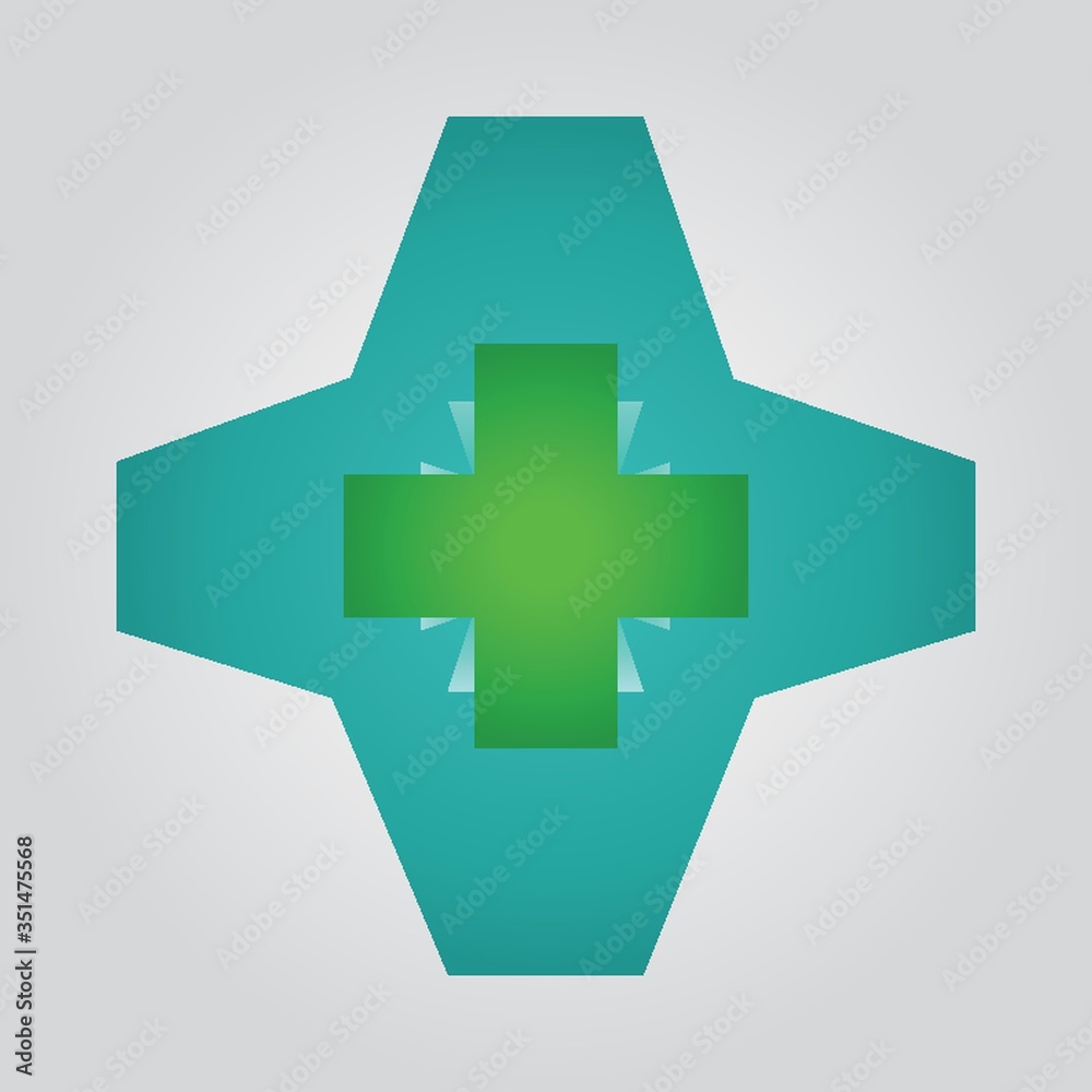 Obraz premium Abstract cross