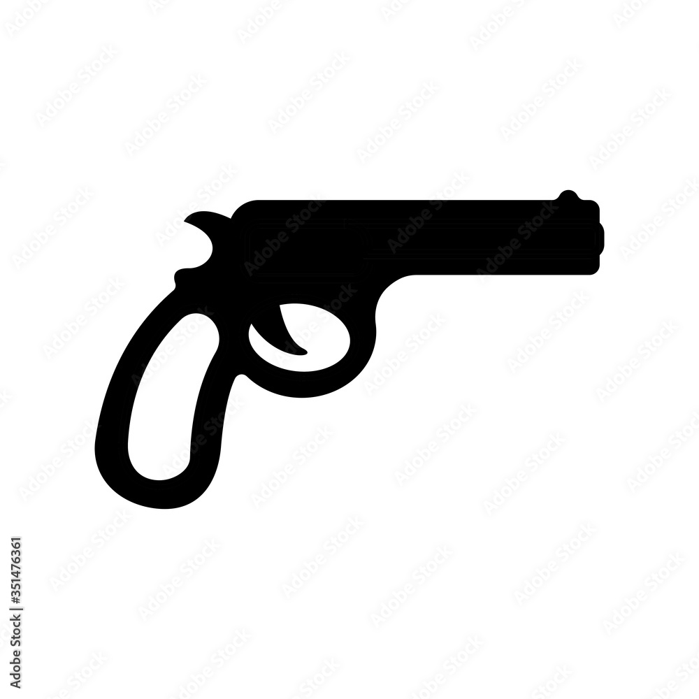 vector illustration of a gun vector illustration of a gun
