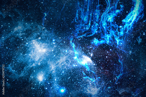 Galaxy in space textured background © rawpixel.com