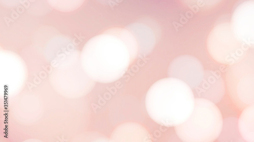 Pink bokeh textured background illustration