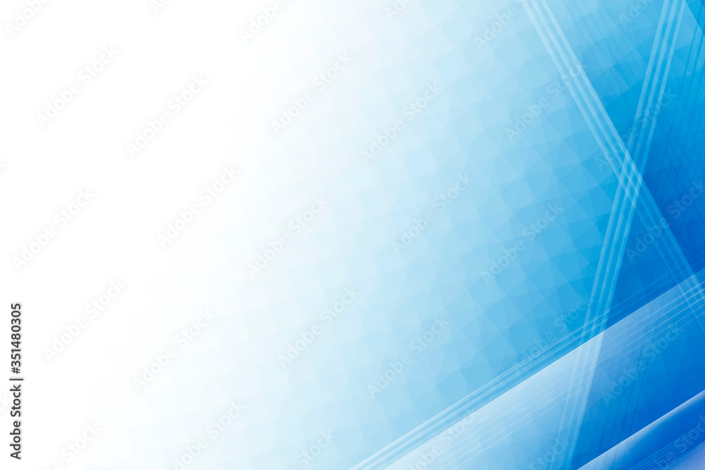 Fotografie Ombre blue mosaic background illustration