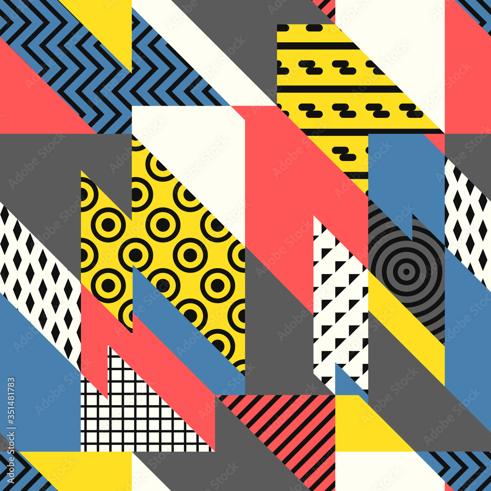 vector modern geometric seamless pattern vector modern geometric seamless pattern