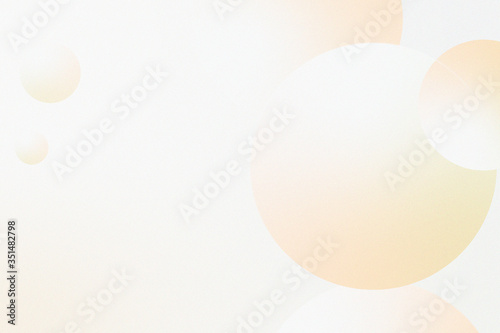 Fototapeta Naklejka Na Ścianę i Meble -  3D beige balls pattern on a light yellow background