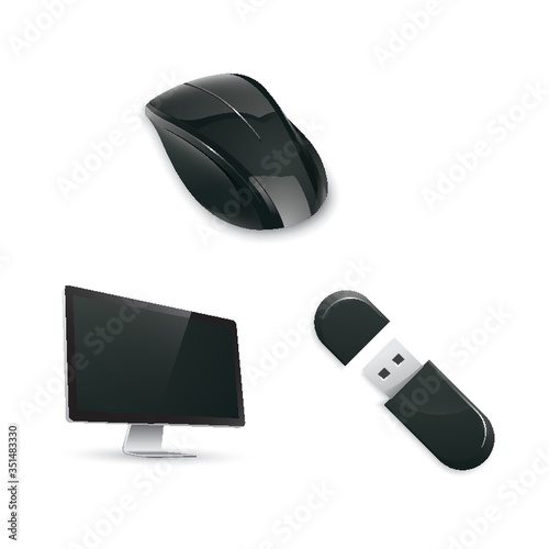 collection of technology devices