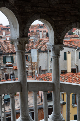 View from palazzo Contarini del Bovolo. Venice, Italy photo