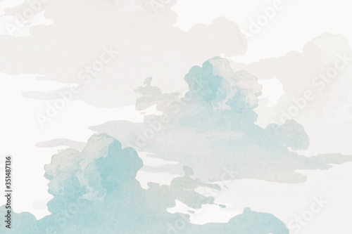 Fototapeta Naklejka Na Ścianę i Meble -  Gray cloudy sky background design resource