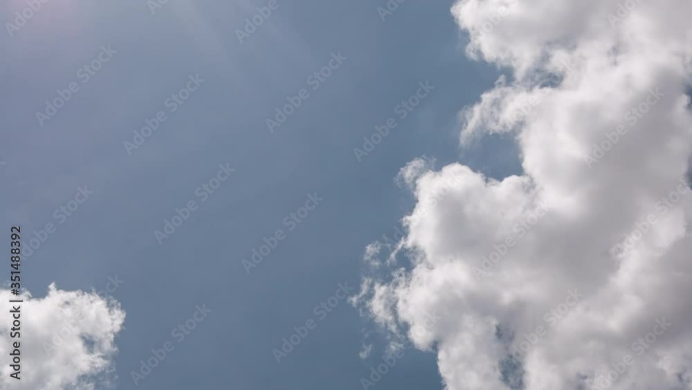 Sky with growing clouds. Time lapse clouds motion flow. Formation of clouds before the storm Sky with growing clouds. Time lapse clouds motion flow. Formation of clouds before the storm