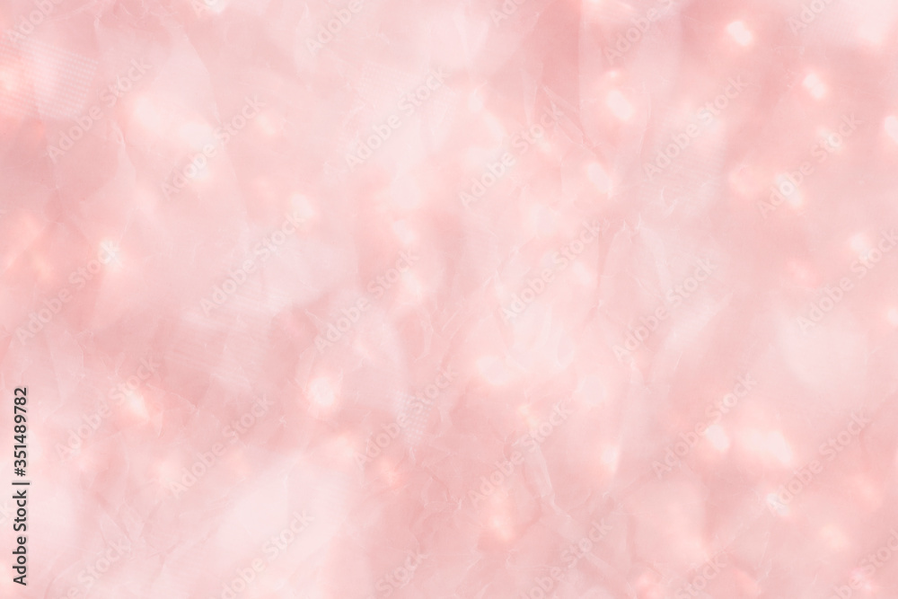 Fototapeta premium Glittery pink bokeh background illustration