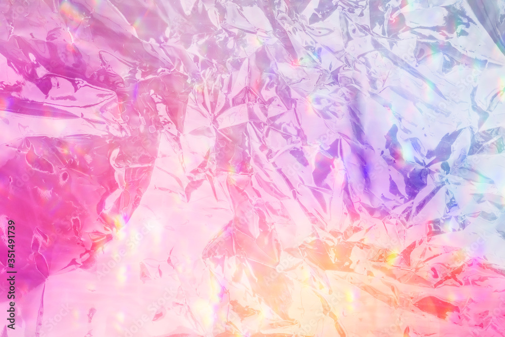 Colorful holographic patterned background