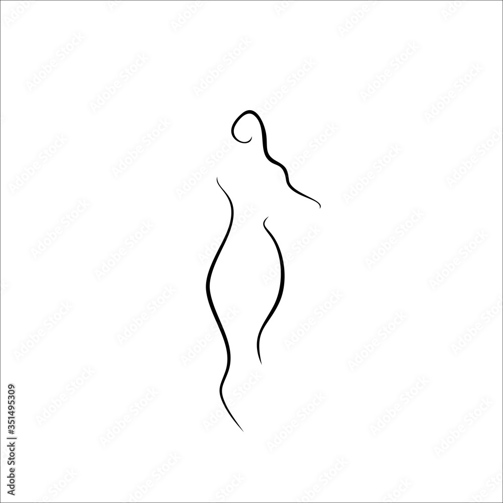 silhouette of a woman logo design silhouette of a woman logo design