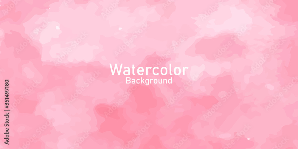 Abstract Light Red Watercolor Background