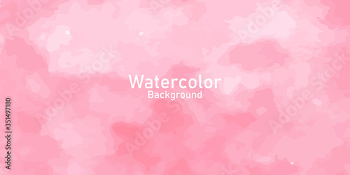 Abstract Light Red Watercolor Background