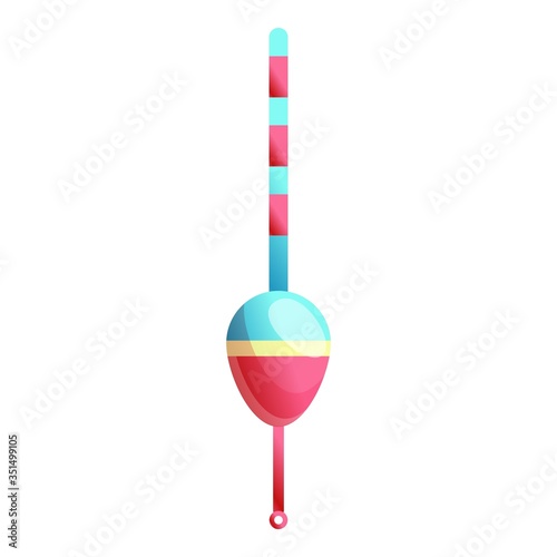 Swimmer bobber icon. Cartoon of swimmer bobber vector icon for web design isolated on white background