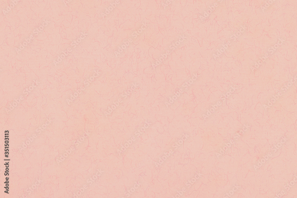 Fototapeta premium Salmon pink mulberry paper textured background
