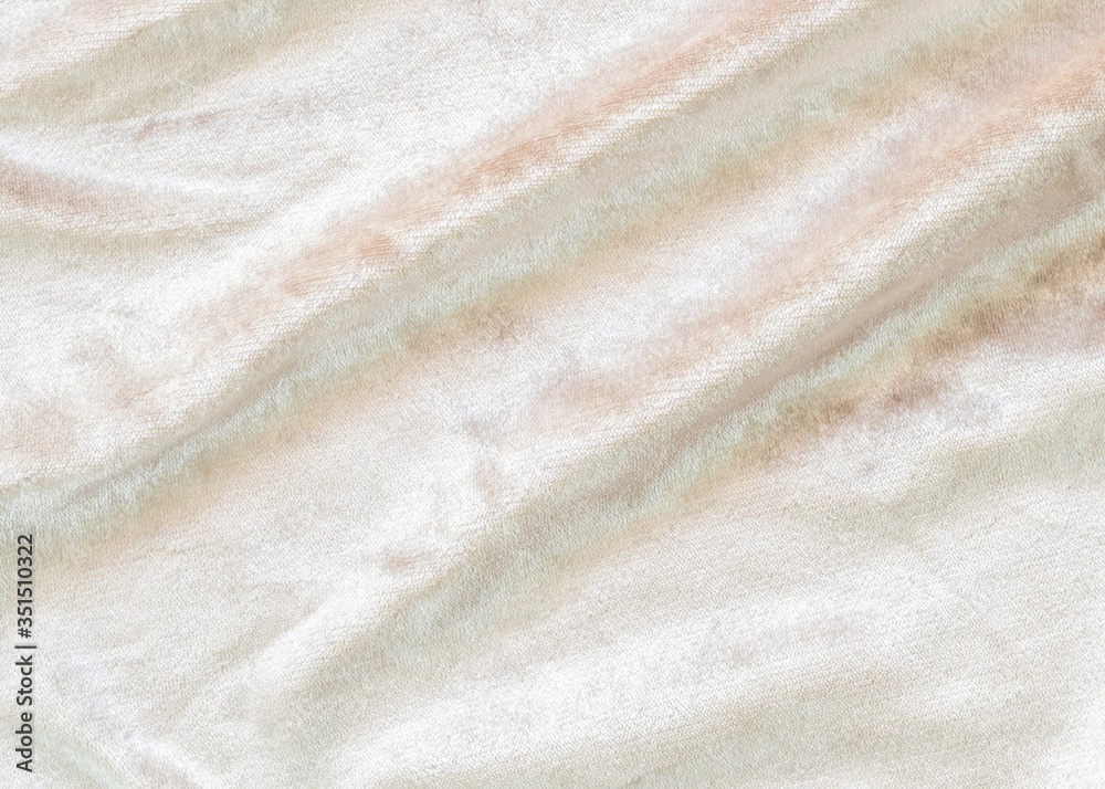 Φωτογραφία Beige gold velvet background or velour flannel texture made of cotton or wool wi