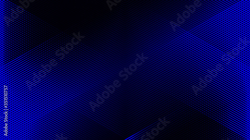 Abstract blue light and shade creative background. 