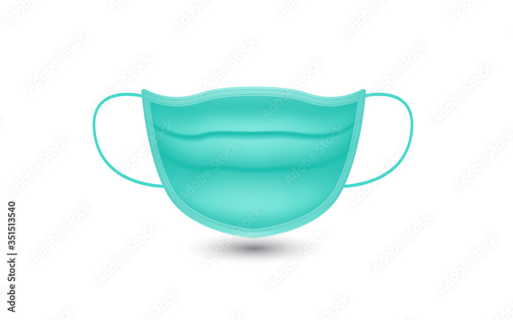 Creative Safety breathing masks vector Creative Safety breathing masks vector