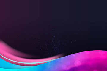 Colorful gradient template on a dark purple background
