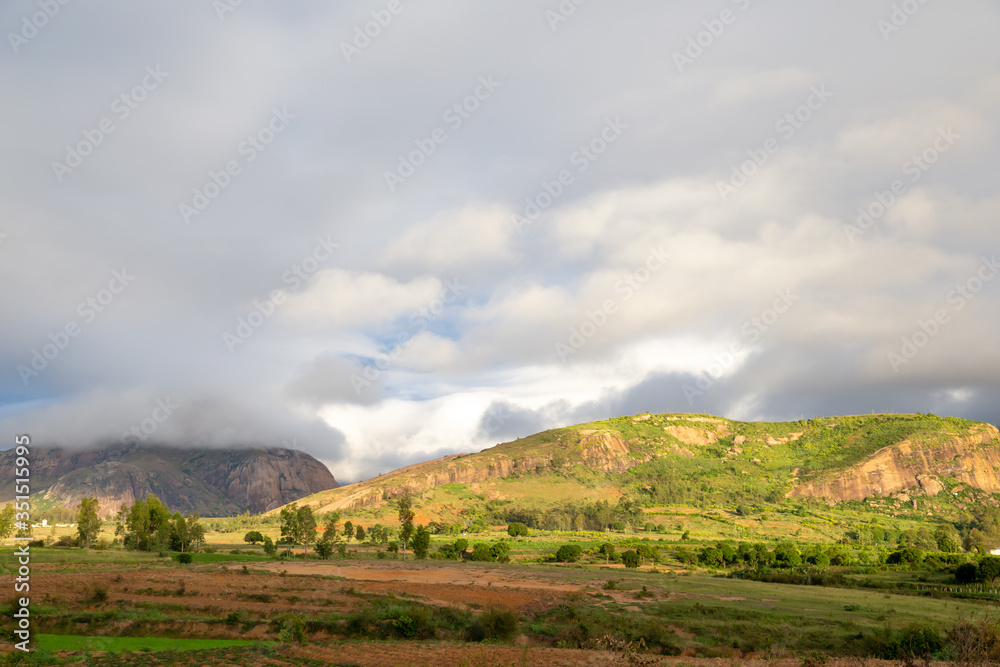 Landscape shot of the island of Madagascar