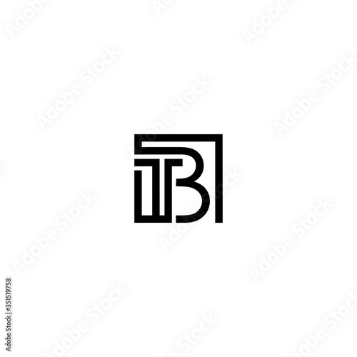 TB BT Letter Logo Design Template