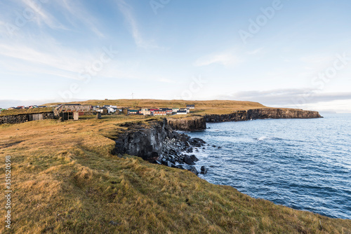 The Quiet town of Nolsoy in The Faroe Islands