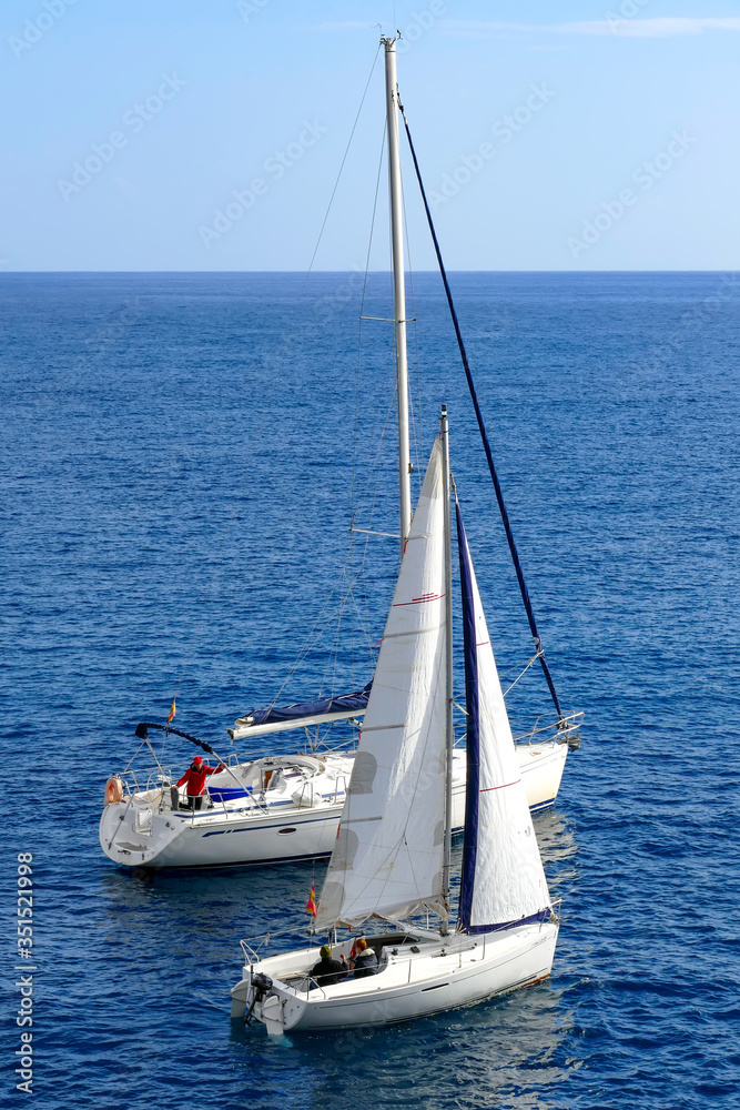 Naklejka premium Segelsport vor Mallorca