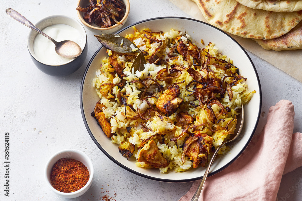 Indian rice dish biryani Indian rice dish biryani