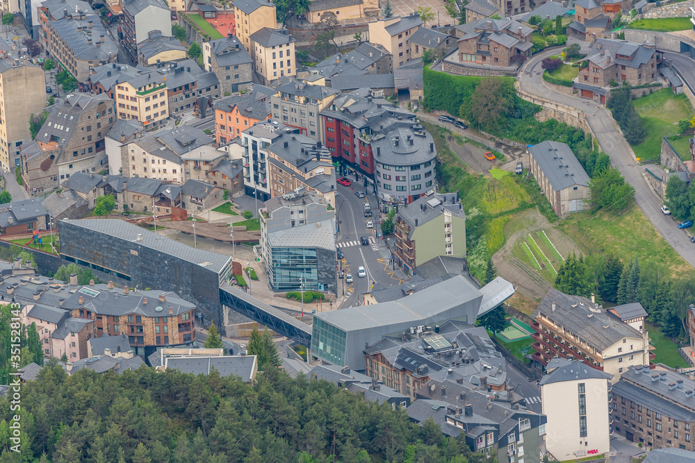 Cityscape in Summer of La Massana, Andorra Cityscape in Summer of La Massana, Andorra