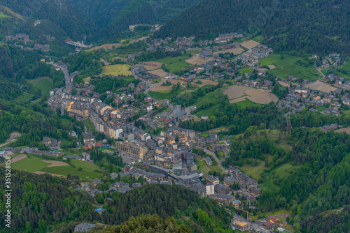 Cityscape in Summer of La Massana, Andorra