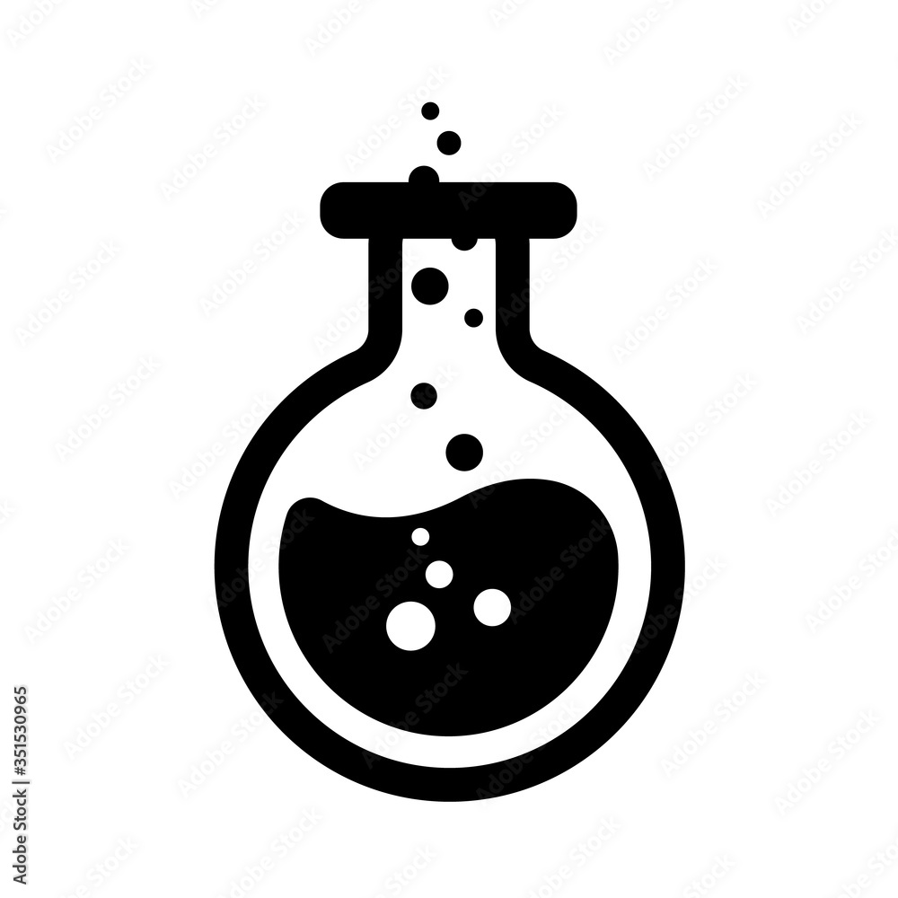 Test tube simple web icon. Flat style pictogram isolated on white background. Chemistry icon. Vector stock illustration eps10 Test tube simple web icon. Flat style pictogram isolated on white background. Chemistry icon. Vector stock illustration eps10