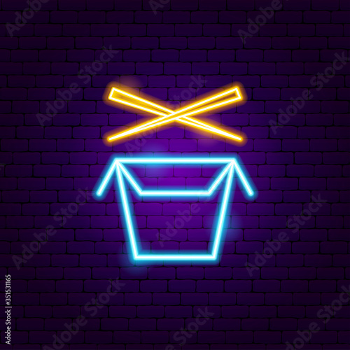 Wok Box Neon Sign