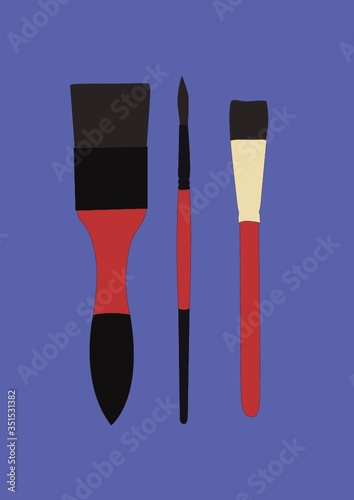 paint brushes