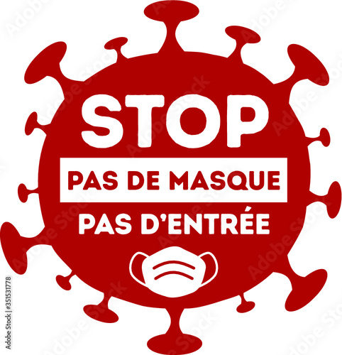 STOP_COVID-19_pas de masque pas d’entrée_A